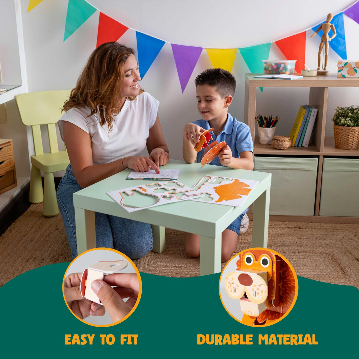 3D Puzzles for Kids Toys Pack 8 - BONNYCO | 3D Puzzle for Kids of Jungle Animals, Educational Girl and Boy Toys, Gifts for Kids, Birthday Gifts for Boys | Kid Toys, 3-D Puzzles, 3D Jigsaw, Christmas BONNYCO