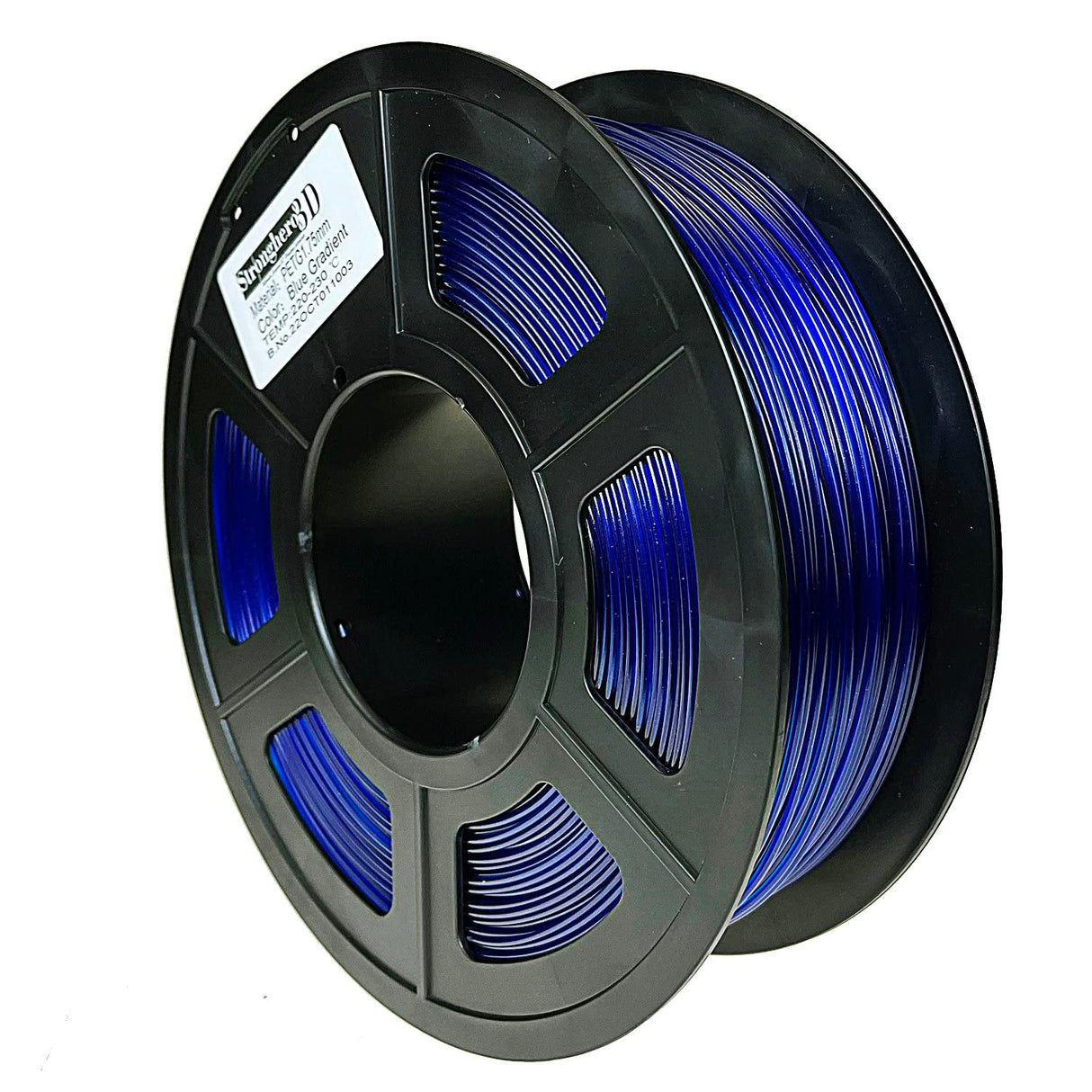 Stronghero3D PETG 3D Printer Filament 1.75mm,Gradient Multicolors,Blue,1kg(2.2lbs) Accuracy +/-0.05mm for ender3 Cr10 Stronghero3D