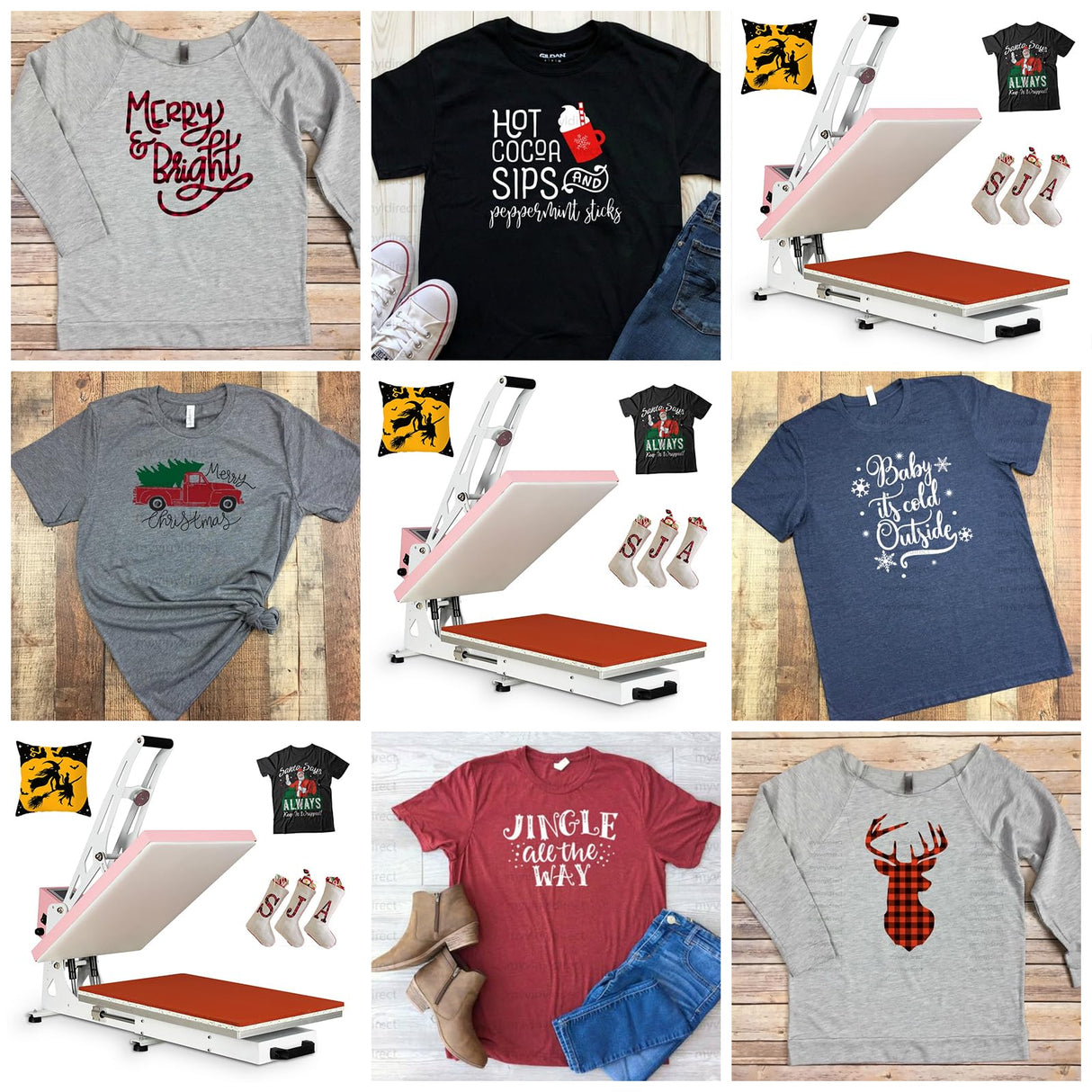 Heat Press Machine for T-Shirts: 16x24 Auto Open Semi-Automatic Sublimation Heat Press with Slide-Out Base, Clamshell Design, 110V, 2000W, for Ceramics, Bags, Cushion and More (Pink) WUMSTOT