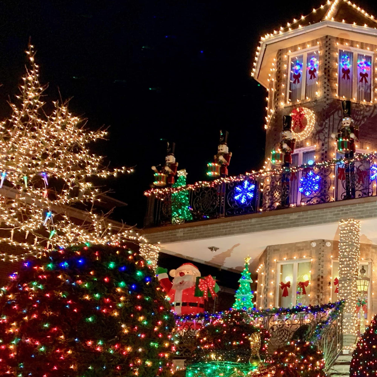 TW SHINE Warm White Christmas Lights, 20FT 100 Count Incandescent White Wire Christmas Tree Lights, Waterproof Xmas String Lights for Outdoor Indoor Home Party Decorations TW SHINE