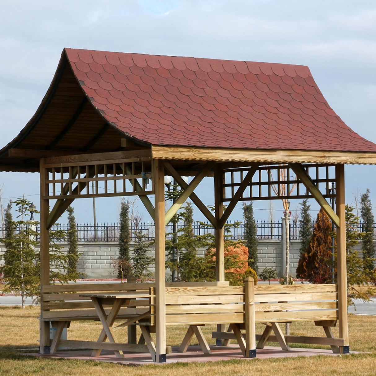 XYADX Concrete Fence Post Base 4x4 inches 4 Pack, Fence Post Anchor Holder Pergola Brackets XYADX