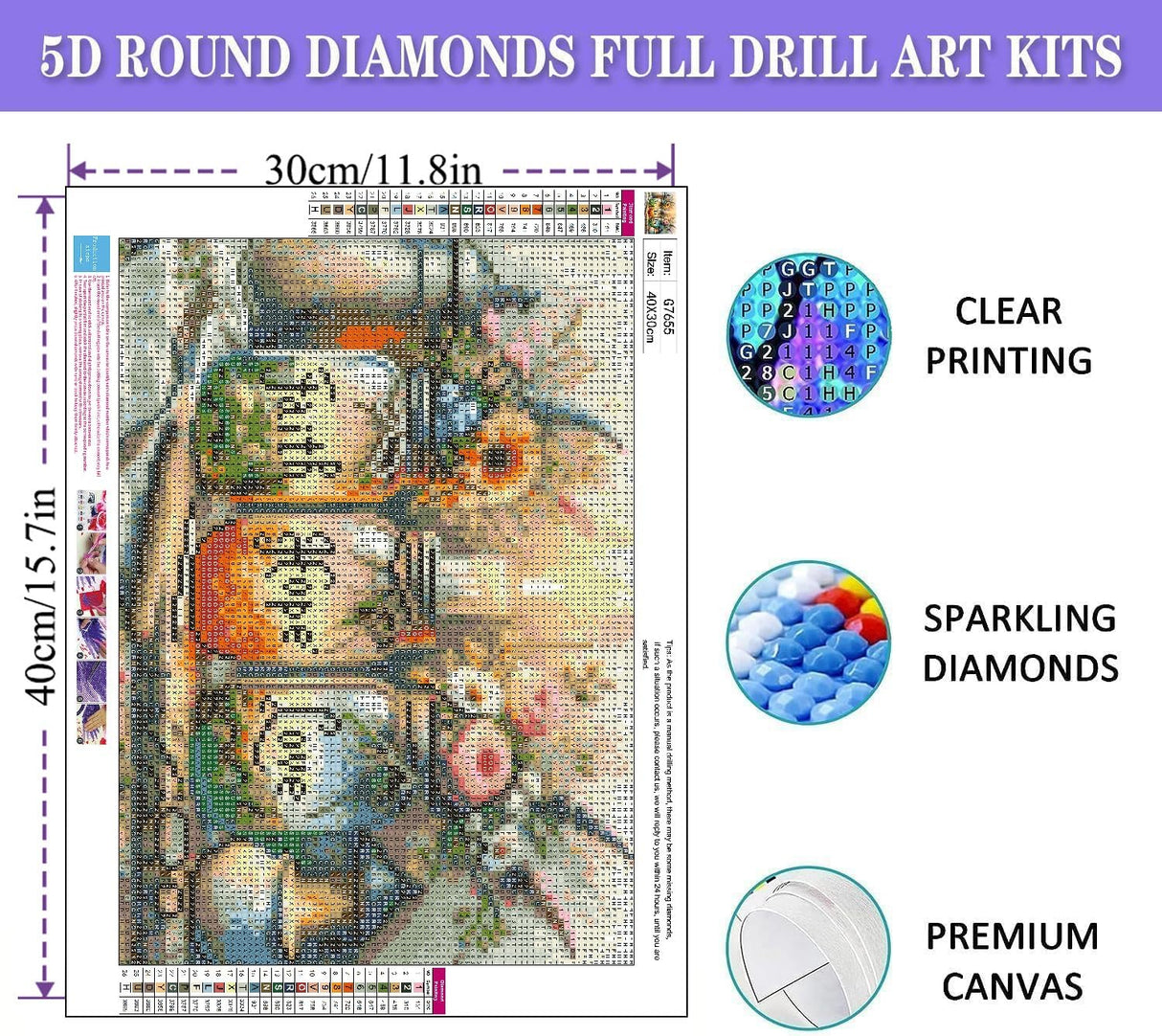 5D Diamond Painting Kits for Adults, Faith, Hope, Love Wishing Bottle Diamond Art kit for Adults Beginner, DIY Full Drill Diamond Dots with Diamond Gem Art and Crafts for Home Wall Decor 16 x 12 Inch Fotasmua