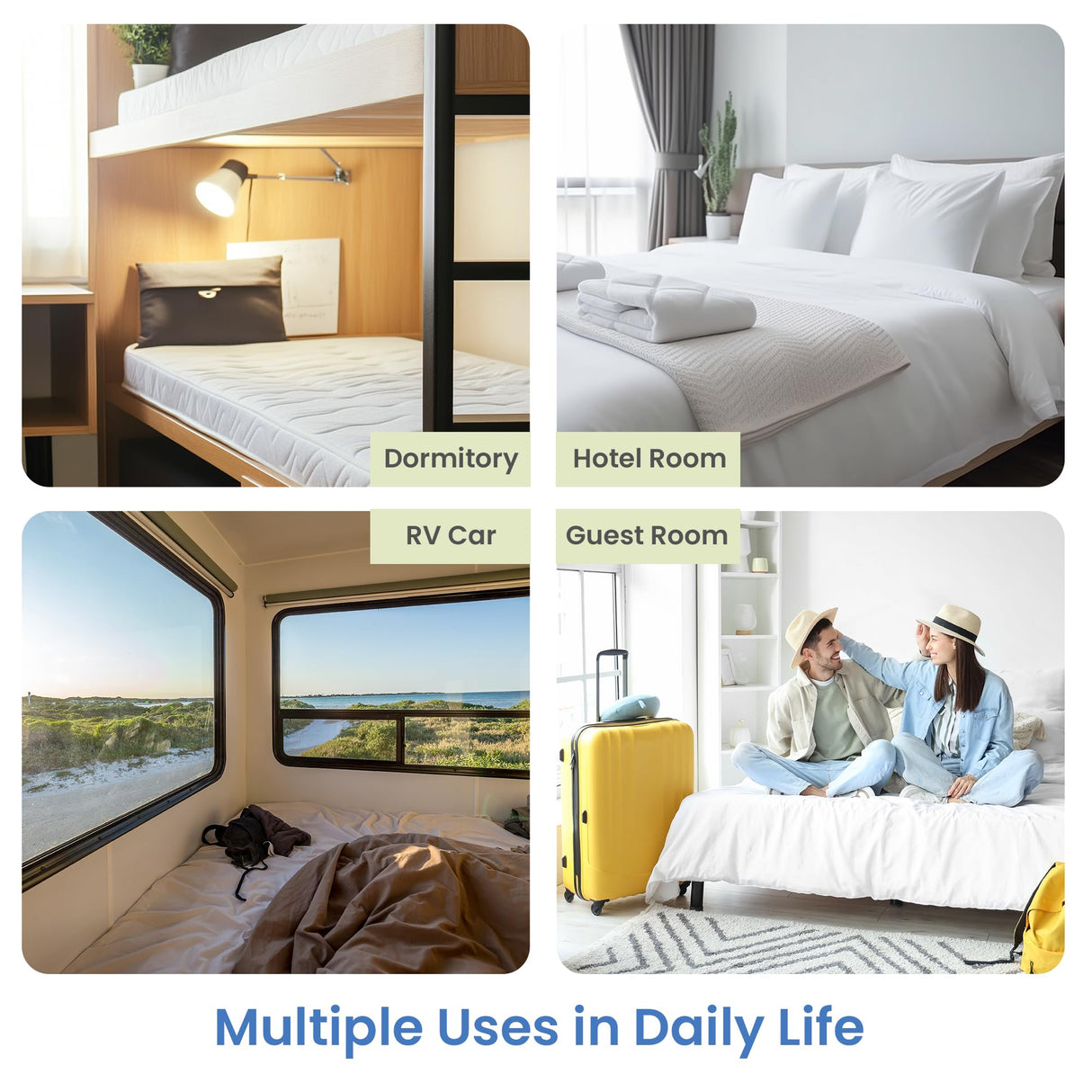 NEO SLEEP 10 Inch King Cooling Green Tea Gel Memory Foam Medium-Firm Mattress Pressure Relief CertiPUR-US Certified Mattress-in-a-Box Kids and Adults No Fiberglass (King, 10 in) NEO SLEEP