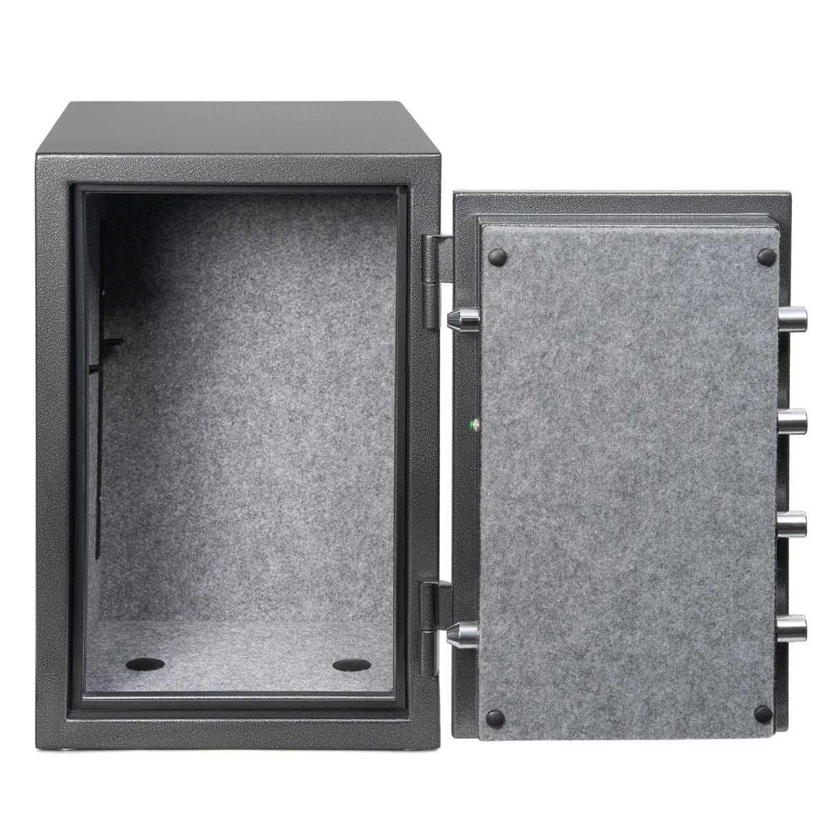 ISLANDSAFE 1200°F Fireproof and Waterproof Digital Safe Box, Digital Fire Proof Safe with 3 Spoke Detachable Handle, Personal Safe for Home Office Money Gun (2.88Cubic Feet Black) ISLANDSAFE