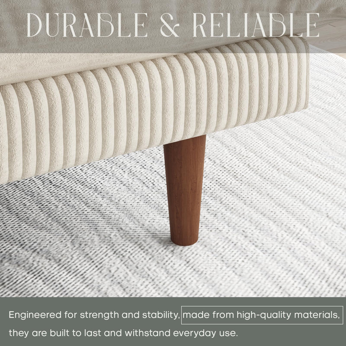 DreamDashio Futon Sofa Bed, 69 inch Futon Couch with Adjustable Backrest, Corduroy Convertible Sleeper Sofa Bed, Folding Sleeper Recliner for Apartment, Living Room, Office, Beige DreamDashio