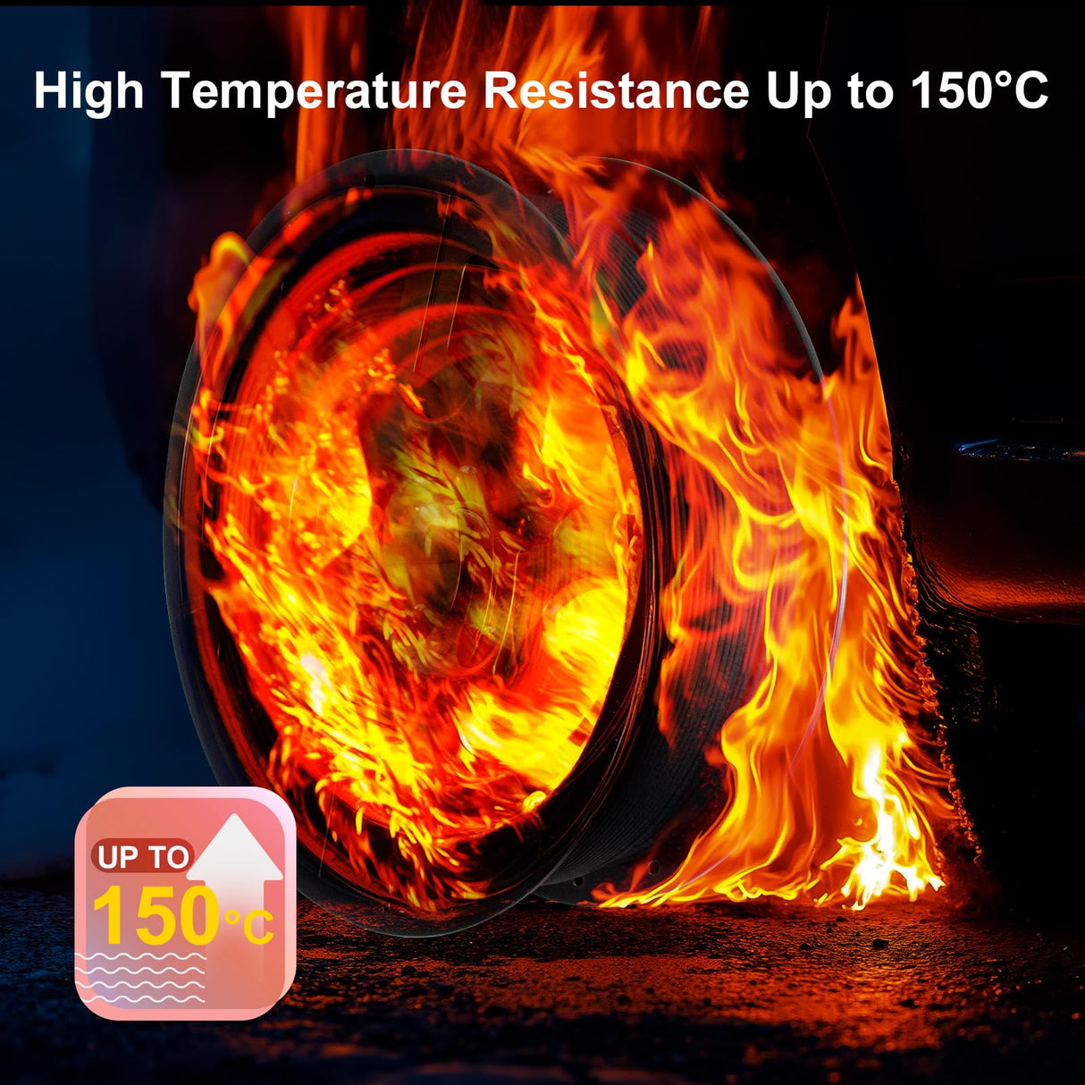 IEMAI Carbon Fiber Nylon Filament 1.75mm, Black PA6-CF 1kg Spool, High-Temp & Wear Resistant, High Strength & Rigidity 3D Filament for Functional Parts & Industrial Tools IEMAI