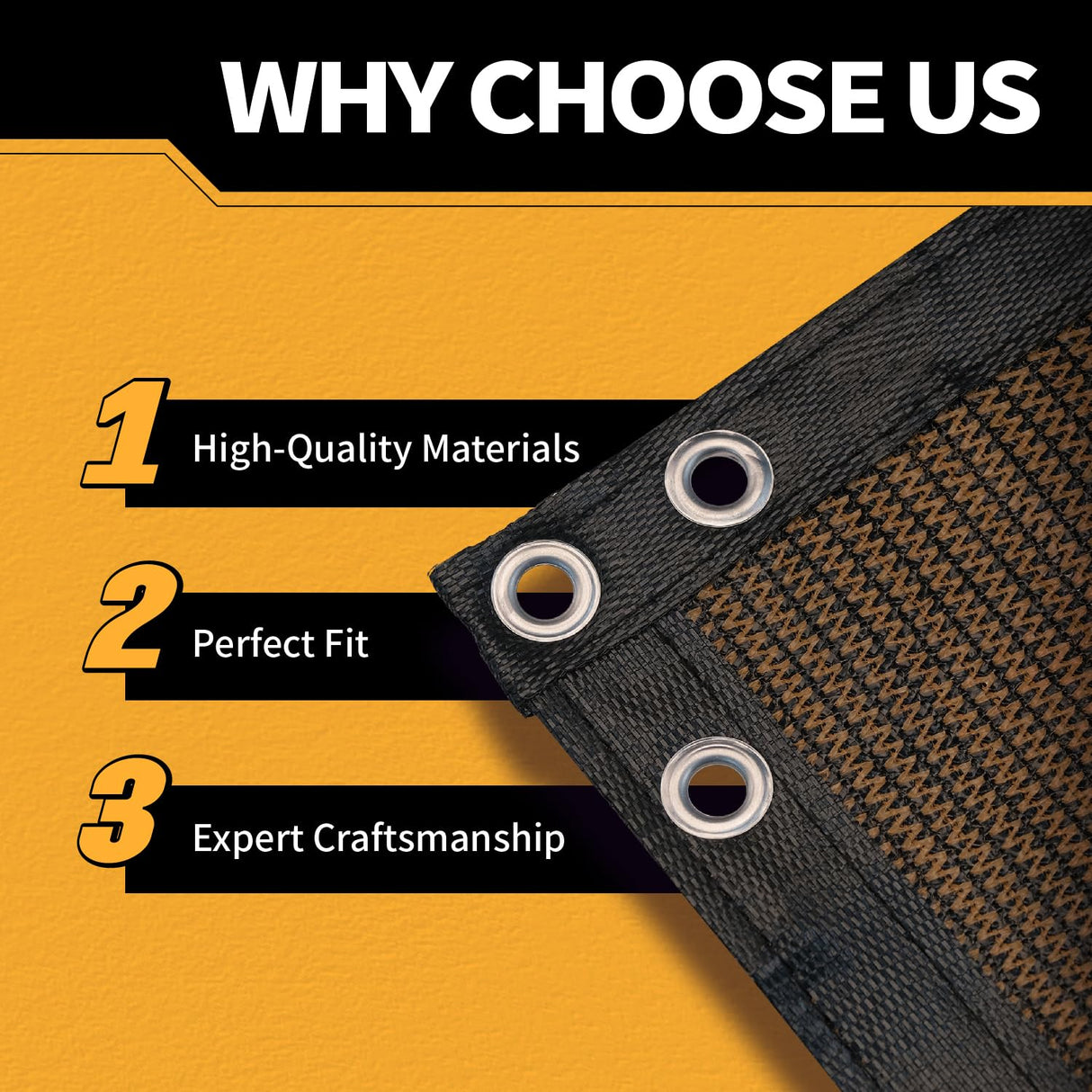 90% Garden Shade Cloth,5' x 15' Heavy Duty Mesh Tarp with Grommets, Garden Privacy Fence Screen, Shade Canopy for Patio, Outdoor Sun Shades for Backyard, Mocha/Black MVPNET