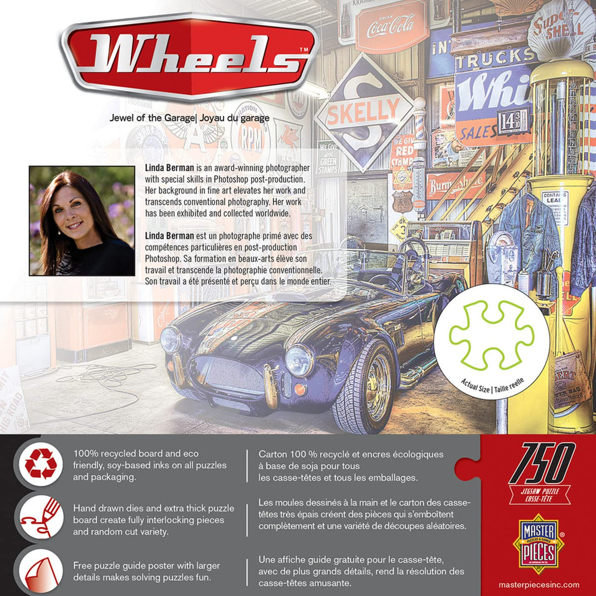 MasterPieces 750 Piece Jigsaw Puzzle for Adults and Family - Jewel of the Garage - 18"x24" Masterpieces