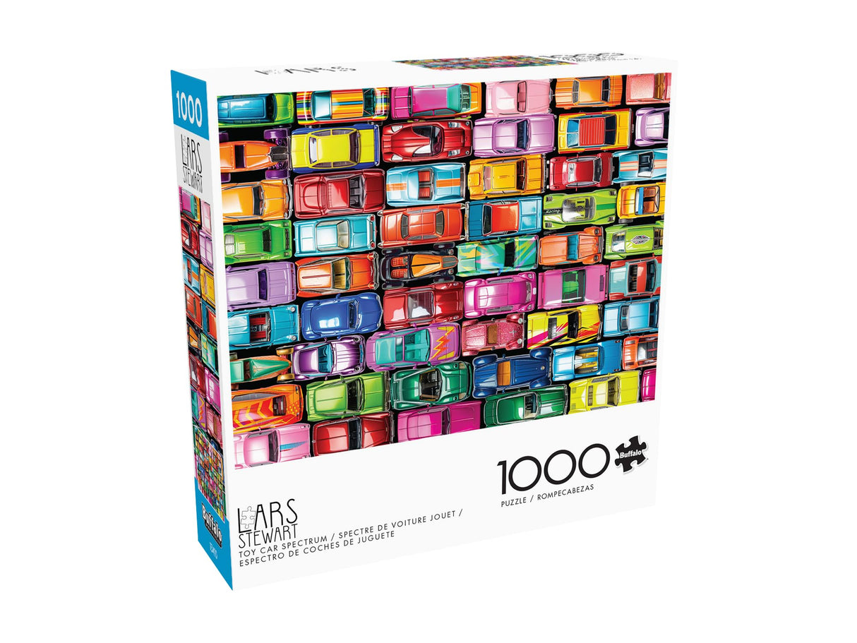 Buffalo Games - Lars Stewart - Toy Car Spectrum - 1000 Piece Jigsaw Puzzle for Adults -Challenging Puzzle Perfect for Game Nights - Finished Size is 26.75 x 19.75 Buffalo Games