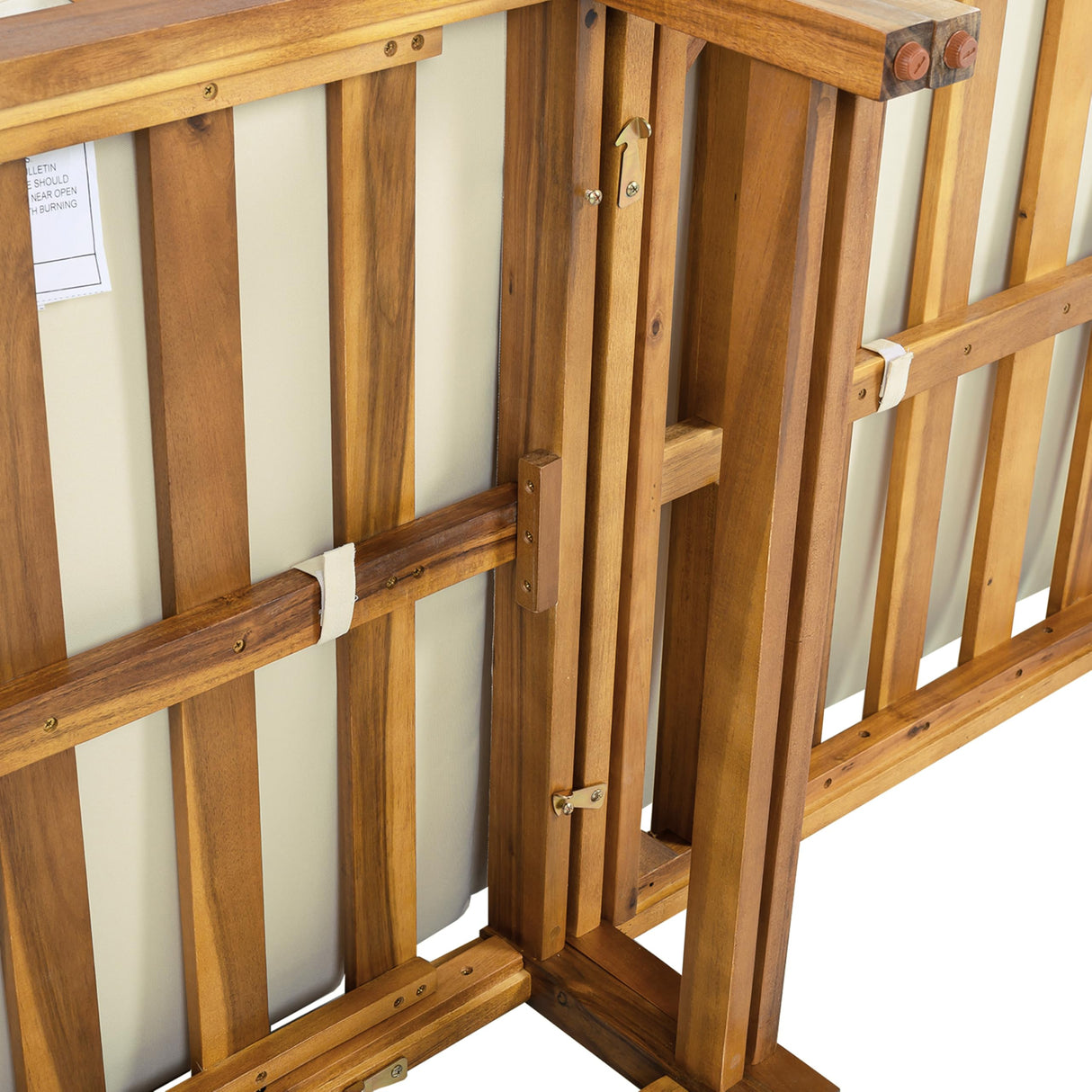 Christopher Knight Home Tenntt 5-Seater Acacia Wood Patio Furniture Set, Outdoor Conversation Sofa Chat Set with Coffee Table, Wicker Arm, Sectional Seating Group for Backyard Balcony, Teak+Beige Christopher Knight Home