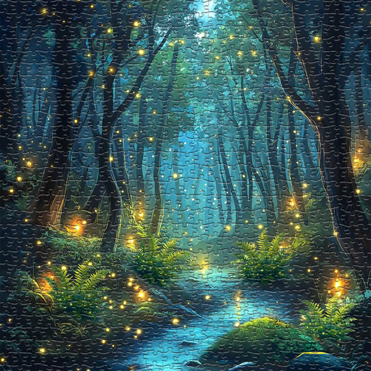 Impossible Puzzles for Adult 1000 Pieces, Magic Forest Fantasy Puzzle,Nature Difficult Challenging Jigsaw Puzzles PICKFORU