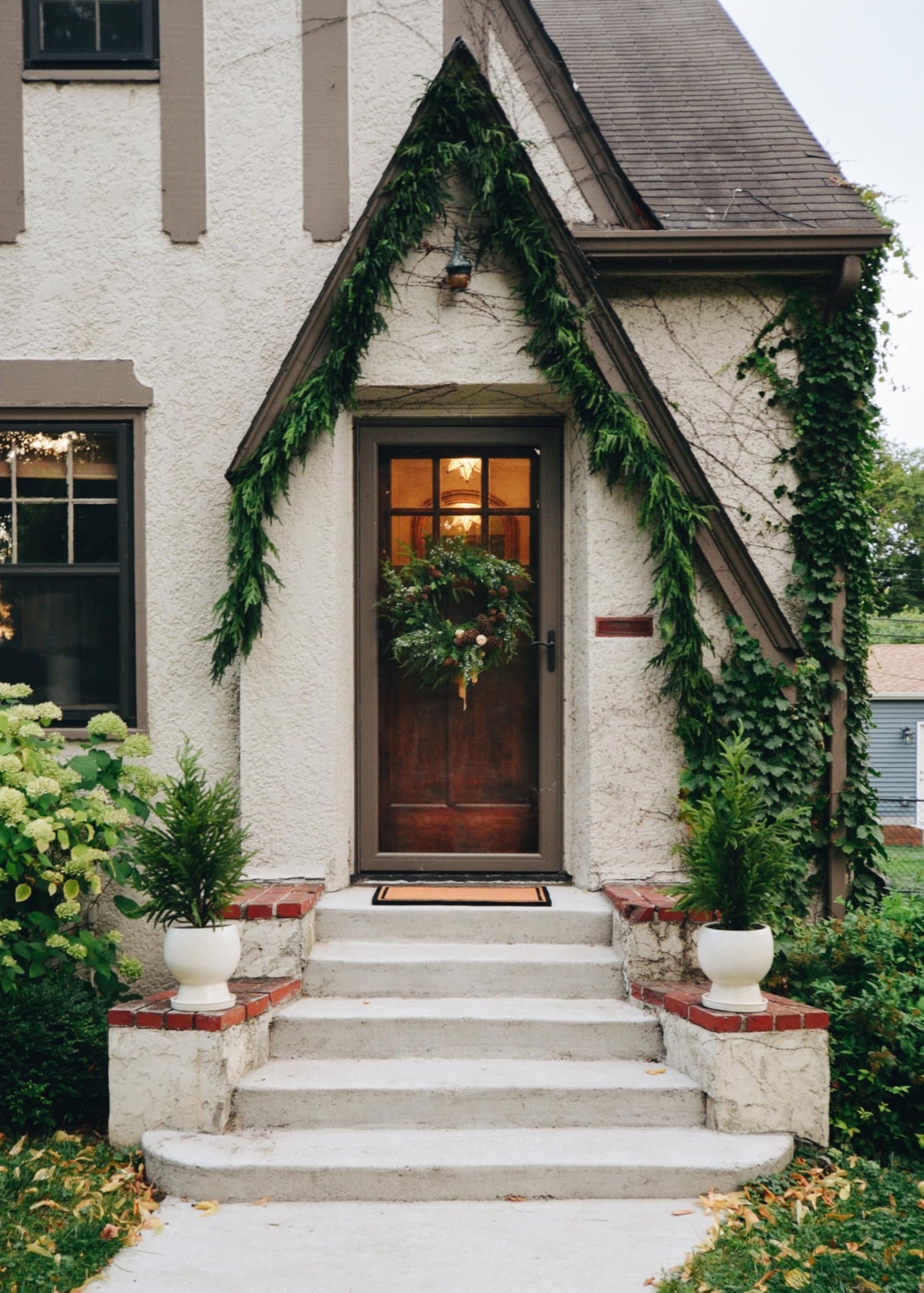 Afloral Real Touch Norfolk Pine Entry/Staircase Garland - 180" Long Afloral