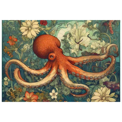 Octopus Paint by Numbers for Adult, Octopus Paint by Numbers Kit for Adults Beginners, DIY Acrylic Painting on Canvas for Home Wall Art Decor(16x20Inch