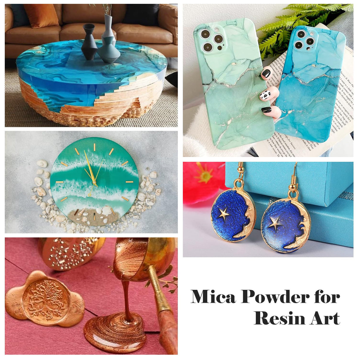 Silver Mica Powder Pigment (100g) -Cosmetic Grade Metallic Mica Powder for Epoxy Resin, Lip Gloss, Soap,Candle Making,Bath Bombs,Tumblers, Jewelry, Dyes, and DIY Crafting Projects(Silver Grey, 3.5oz) BIJIZME