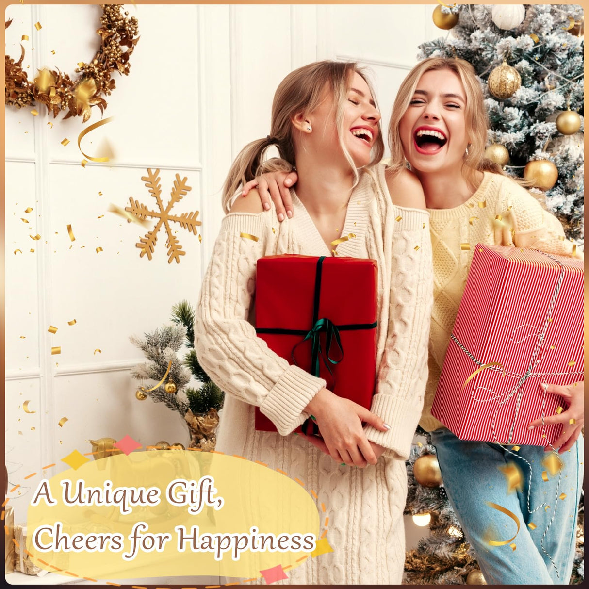 Hasuit Farmhouse Makeup Vanity Desk with Hollywood Makeup Mirror, 56.5" Large Vanity Desk with Charging Station, Vanity Table with Open Shelves & 5 Drawers & 2 Cabinets for Bedroom, Lights Adjustable Hasuit