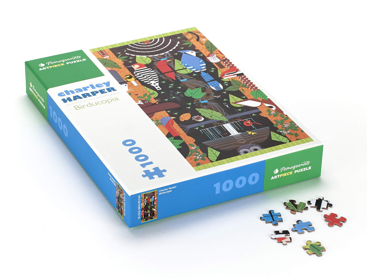 Charley Harper Birducopia 1,000-piece Jigsaw Puzzle (Pomegranate Artpiece Puzzle) Pomegranate