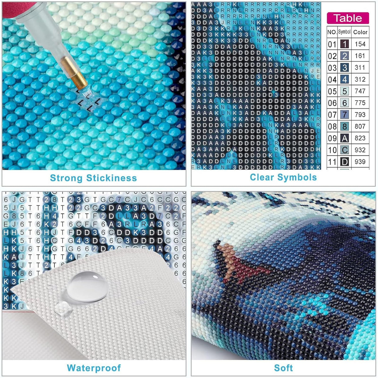 MXJSUA DIY Moon Goddess Diamond Painting Kits for Adults, Diamond Gem Art Painting for Beginners, Diamond Picture with Full Round Drill Dots Craft Set Gift, 12 * 16 Inch MXJSUA