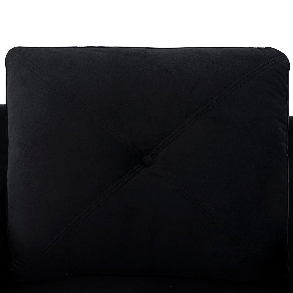 Naomi Home Modern Button Tufted Loveseat Black Black Naomi Home