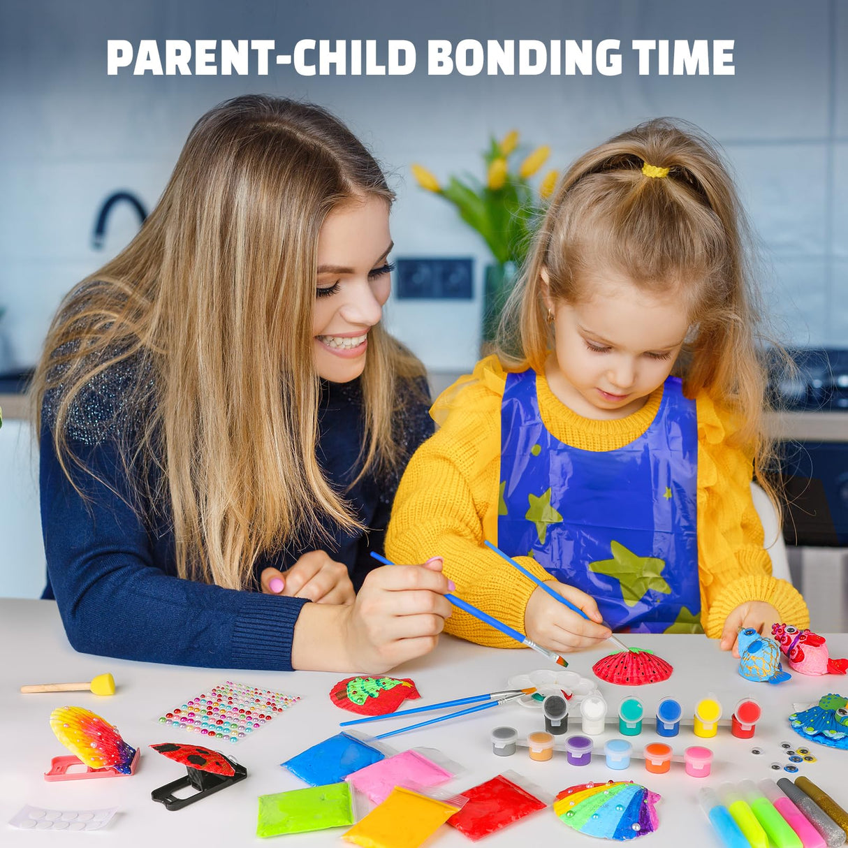 EPUMP Shell Painting Kit for Kids - Glow in The Dark Arts and Crafts for Boys Girls Ages 6-12, Kids Crafts 8-12, Art Supplies, Creative Arts and Crafts Toys Christmas Birthday Party Gifts EPUMP