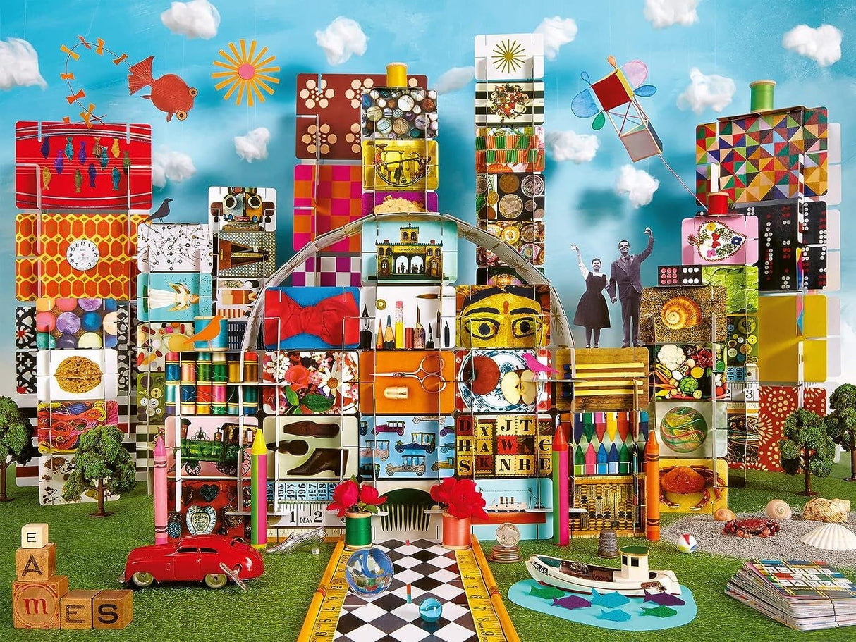 Ravensburger Eames House of Cards 1500 Piece Jigsaw Puzzle for Adults - 16951 - Every Piece is Unique, Softclick Technology Means Pieces Fit Together Perfectly Ravensburger