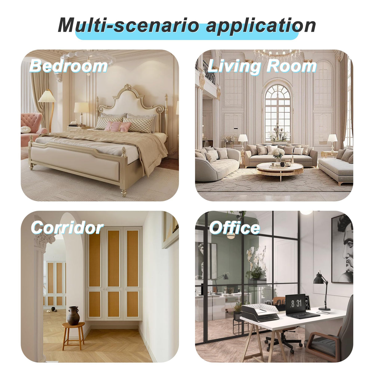 Keloyid Wood Armoire Wardrobe Closet Armoires Wardrobe Cabinet with 3 Door 4 Drawers Tall Wardrobe Closet Storage with Shelves and Hanging Rod for Bedroom Black 47.24''W x 19.69''D x 70.87''H Keloyid