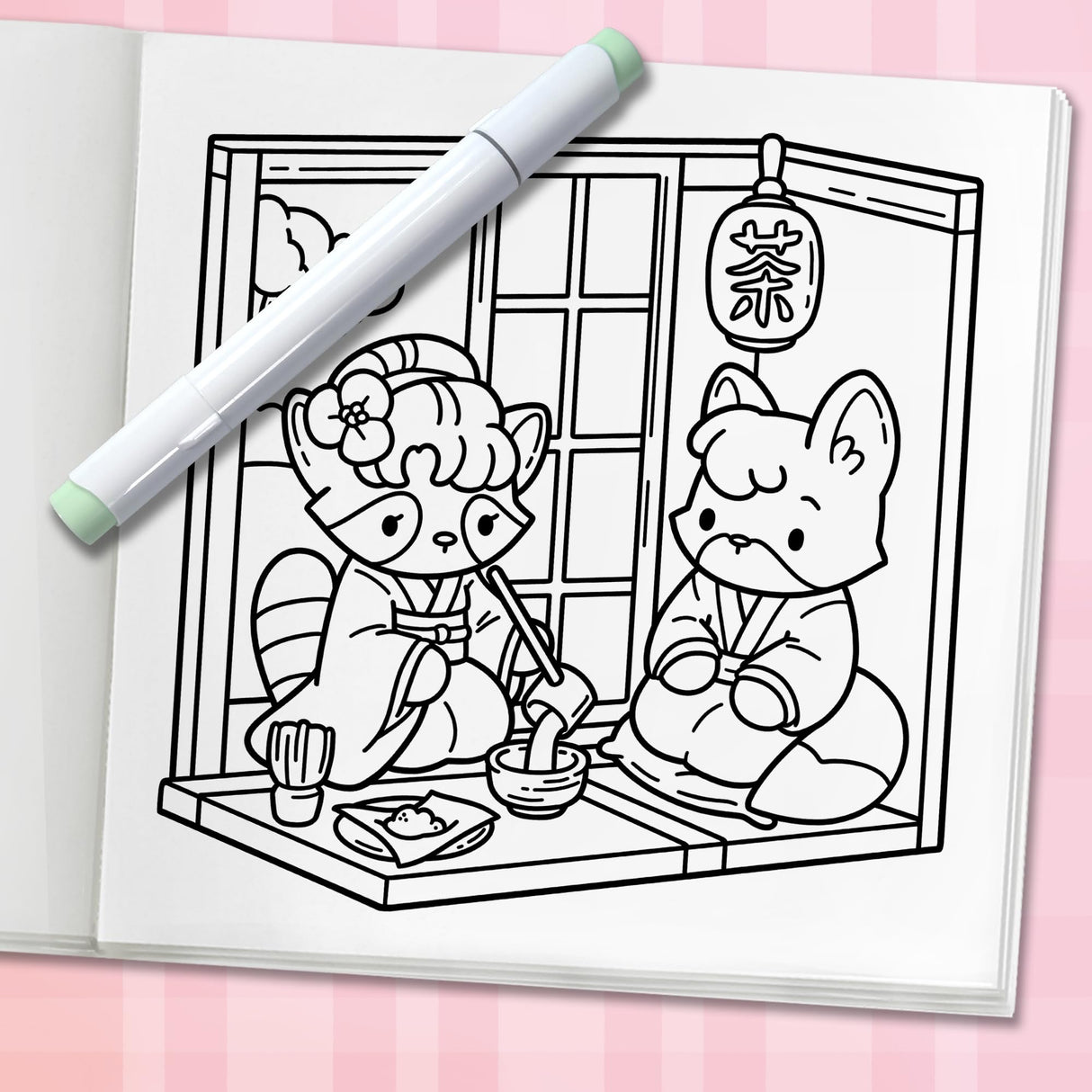 Cozy Japan: Cute Coloring Book for Adults and Teens with Charming Characters and Delightful Japanese Scenes for Relaxation (Cozy Coloring Books) WoodArtSupply