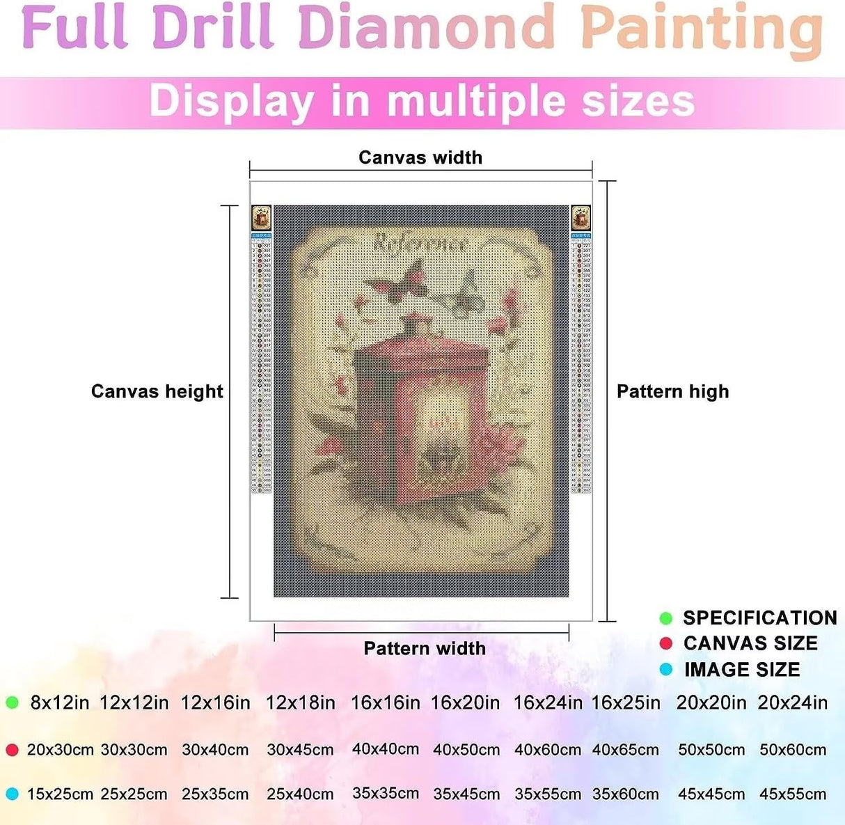 RMSGOZO Waterfall Unicorn Diamond Painting Kits - Fantasy Diamond Painting for Adults, Chic Full Round Diamond Crystal Cross Stitch Kit, for Wall Decor Bathroom Decor Or Gifts 12 X 12 Inch RMSGOZO