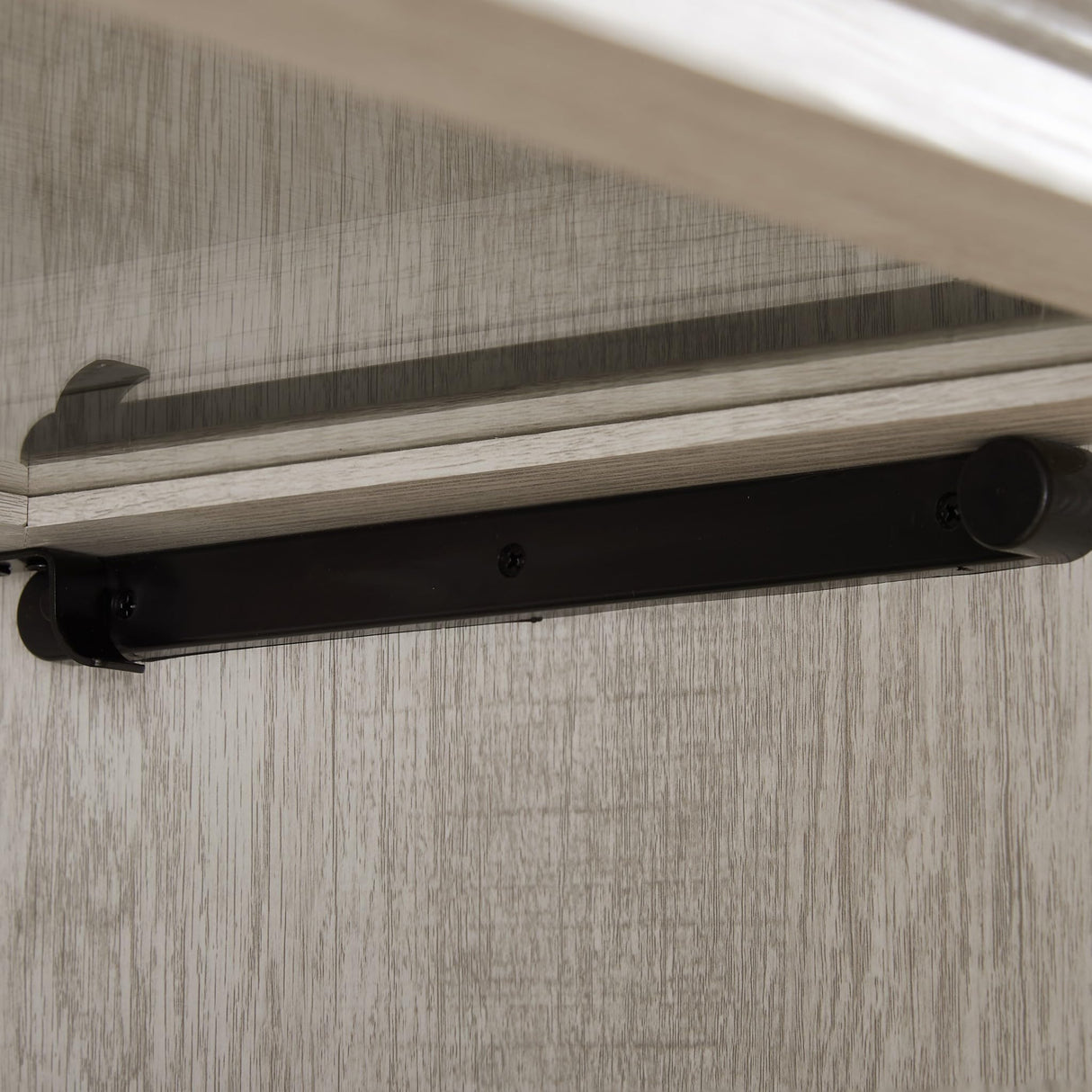 Eyisean Farmhouse Glass Bookshelf Collectors, 63''H Elegant Display Cabinet with 4-Tier Flip-Up Tempered Glass Doors, Tall Curio Cabinet for Collectors and Display, Rack for Living Room Storage(White) Eyisean