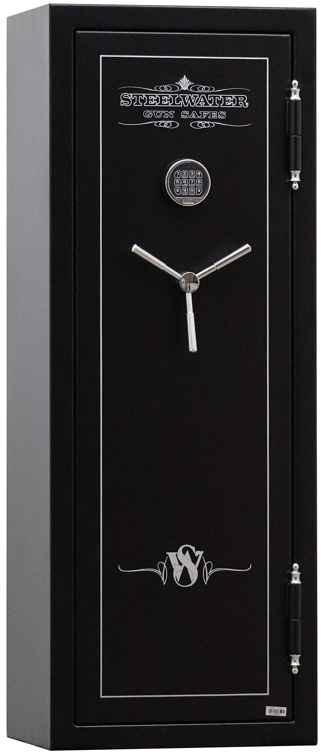 STEELWATER GUN SAFES NEW and IMPROVED Steelwater Heavy Duty 16 Long Gun Fire Protection for 60 Minutes AMSW592216-BLK Steelwater Gun Safes