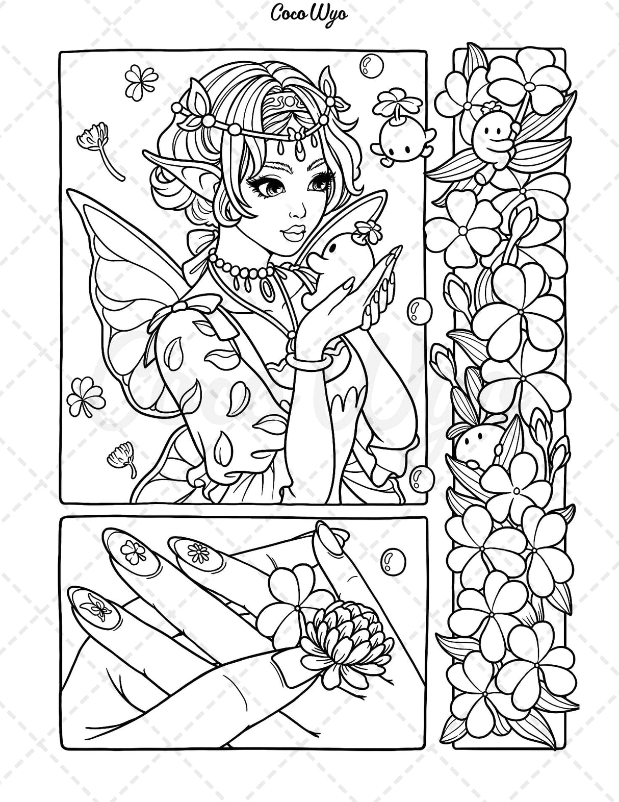 Fairy Beauties: Coloring Book for Adults, Women, and Teens Featuring Beautiful Fantasy Fairies for Relaxation Independently Published