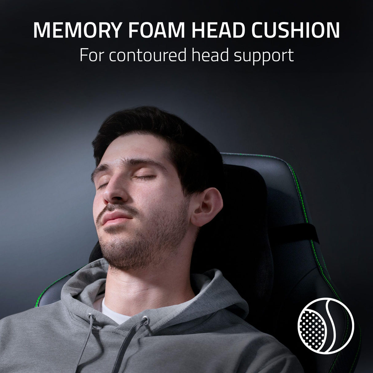 Razer Iskur V2 Gaming Chair: Adaptive Lumbar Support - Adjustable Lumbar Curve - High Density Foam Cushions - Reactive Seat Tilt &152-degree Recline - 4D Armrests - Synthetic Leather - Black Razer