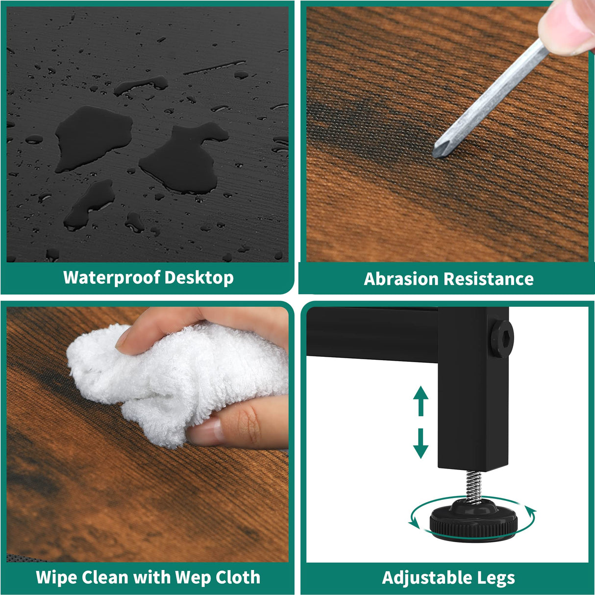 YITAHOME Dresser for Bedroom with 9 Drawers - Fabric Storage Tower, Tall Chest Organizer Unit for Living Room, Entryway, Closets with Sturdy Steel Frame, Wooden Top, Brown YITAHOME