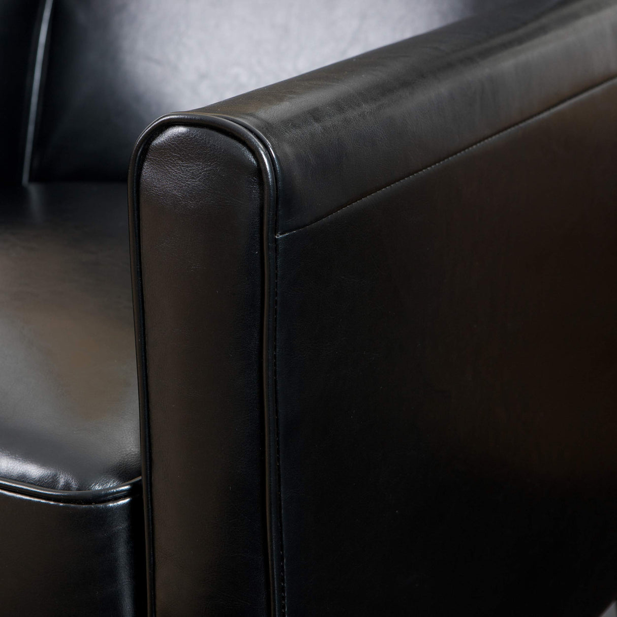 GDFStudio Lucas Space-Saving Leather Recliner | Perfect for Home or Office | Ideal Furnishing Option for Smaller Living Spaces GDFStudio