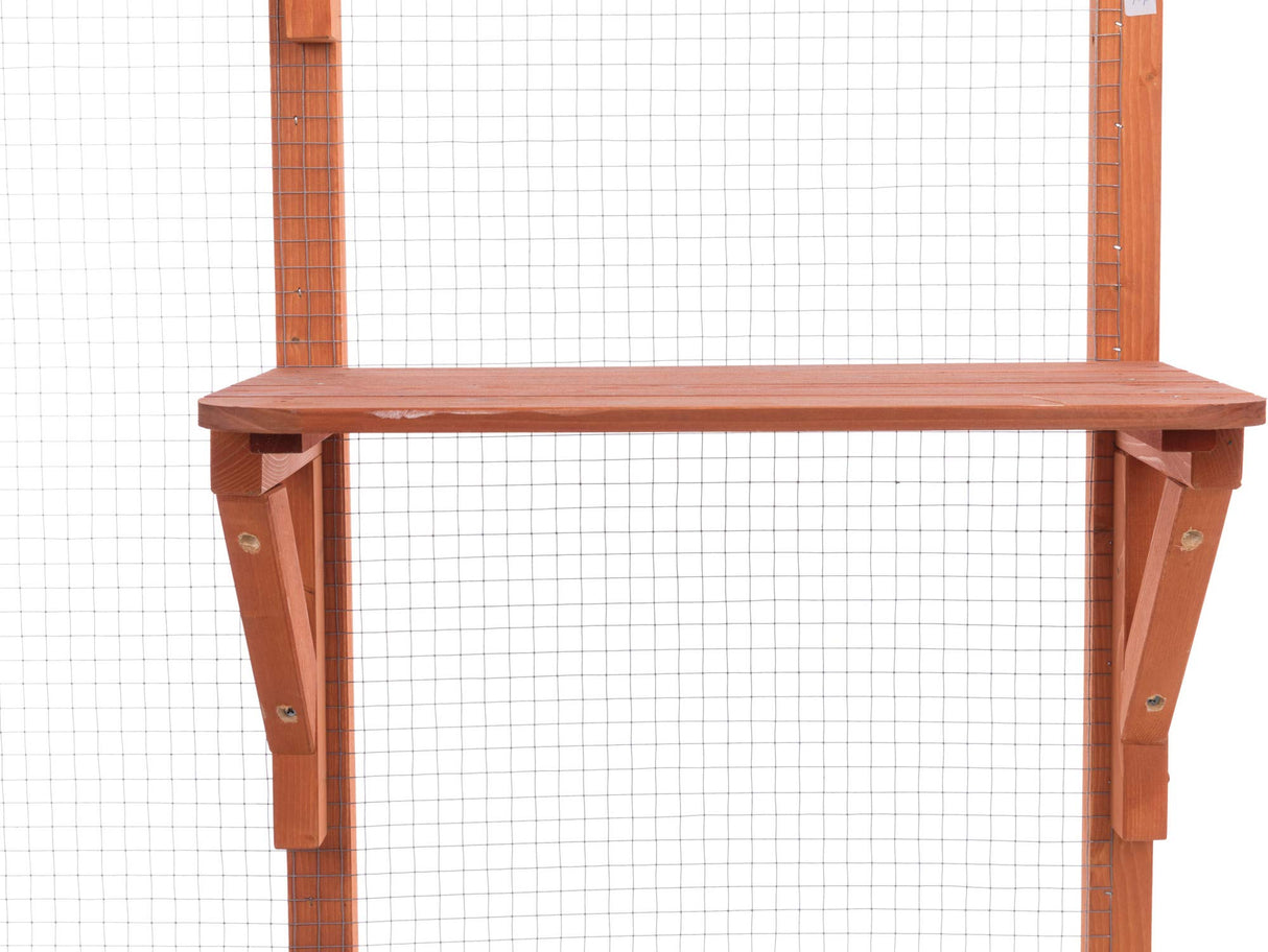 TRIXIE Outdoor Catio, Cat Enclosure with Roof, Large Cat Playpen with Platforms, Cat House, Cat Cage, Run-71 Inch TRIXIE