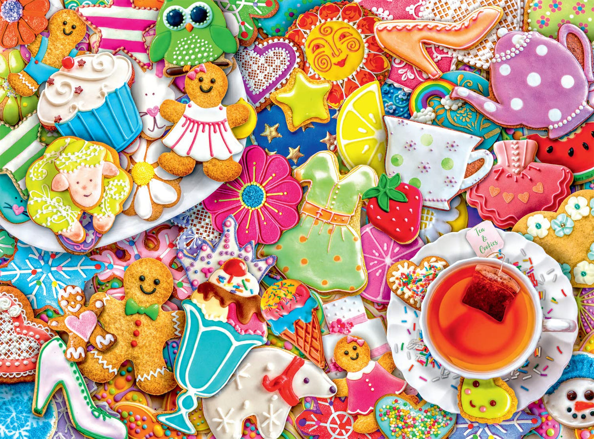 Buffalo Games - Aimee Stewart - Tea and Cookies - 1000 Piece Jigsaw Puzzle for Adults -Challenging Puzzle Perfect for Game Nights - Finished Size is 26.75 x 19.75 Buffalo Games