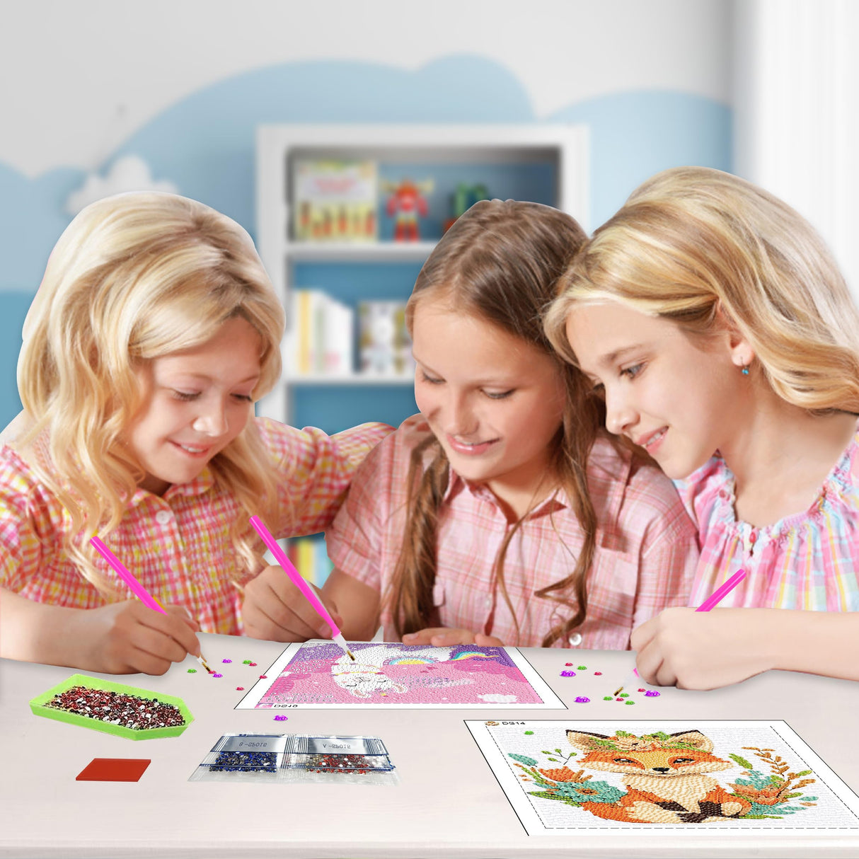 Mlife Diamond Art Painting Kits for Kids with Frame Art and Crafts for Kid, Diamond Art Kits for Kids Ages 4-8-12, Cartoon Art Kit for Kid,Adult Beginner,DIY,Gift,Home Decoration(Spiderman) Mlife