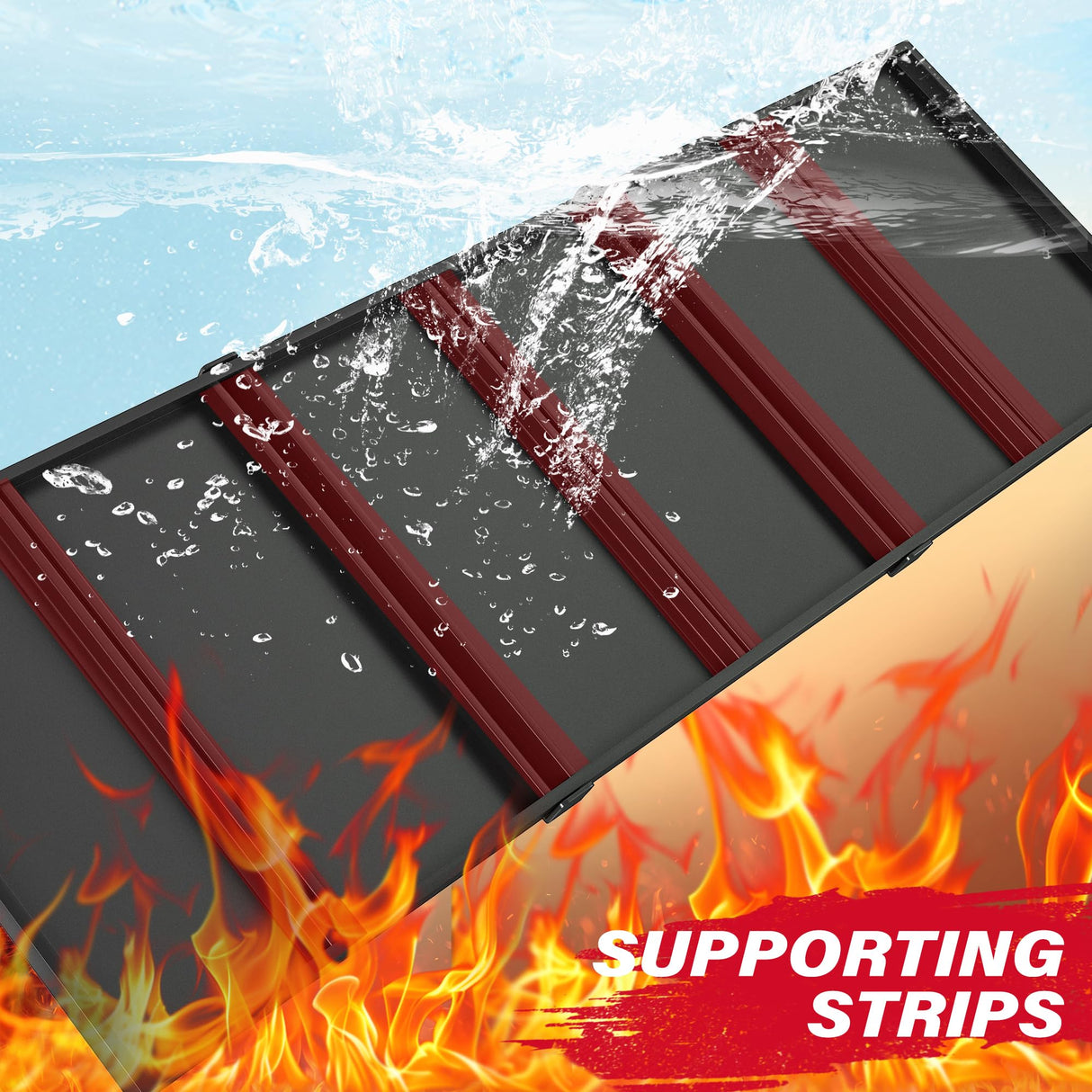 REIBII 84“H Garage Shelving Heavy Duty Storage Shelves 3500 LBS Adjustable Metal Shelving Uints and Storage for Garage,Warehouse,School,Commercial,Business, 60 "W x 24 "D x 84 "H REIBII