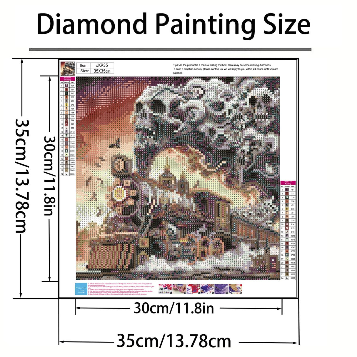 GXGLLPZBY Diamond Art Kits for Adults, Steam Strain Diamond Painting Kits for Beginners, 5D DIY Skull Paint by Diamond,Full Round Drill Diamond Dot Gem Art Home Wall Decor 13.78x13.78in GXGLLPZBY