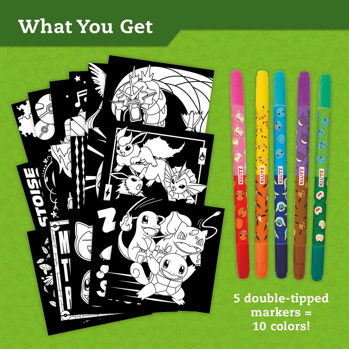 KLUTZ Pokémon Stained Glass Art Craft Kit Klutz