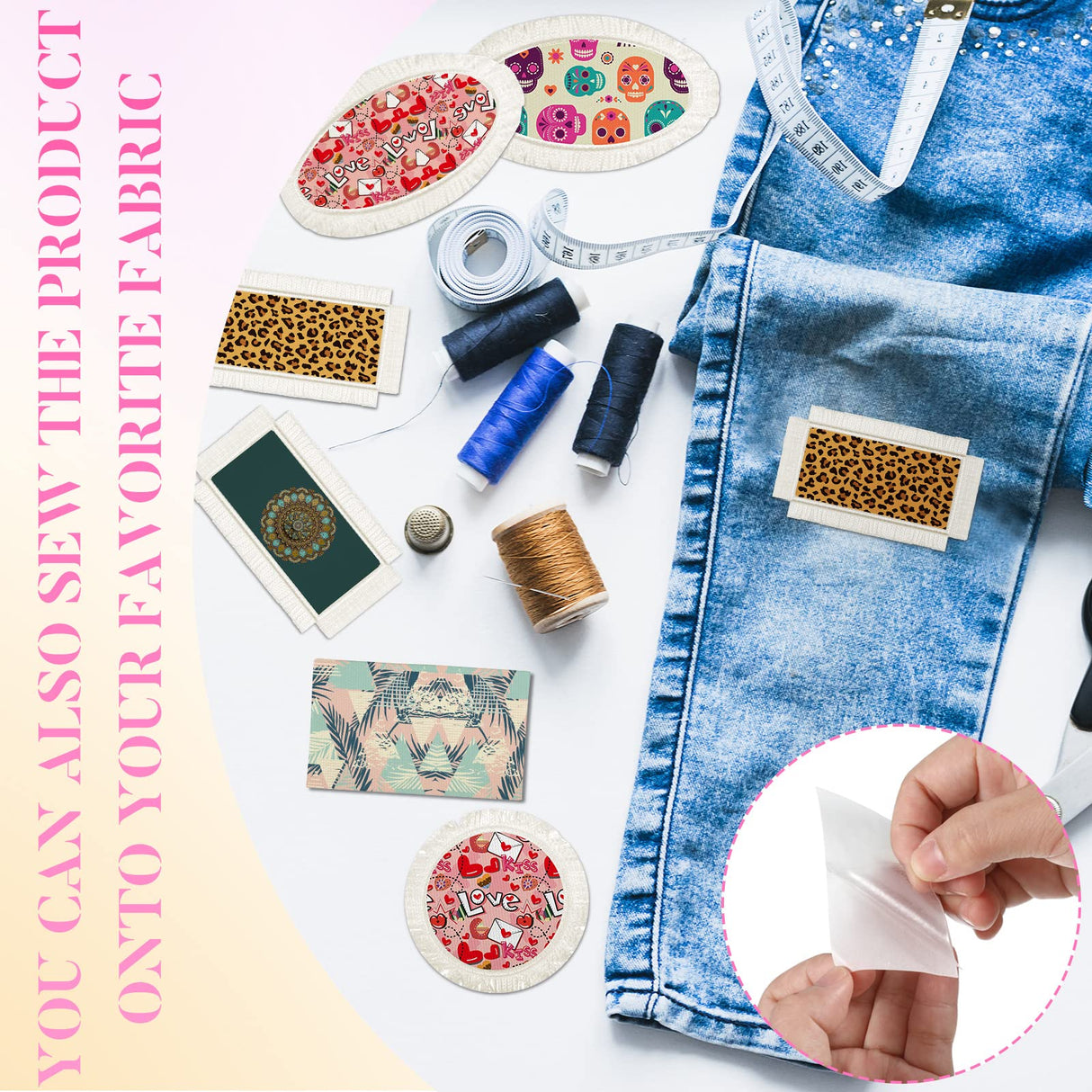 25 Pieces Sublimation Hat Patches Distressed Sublimation Patches Iron on Blank Patches Fabric Repair Sublimation Blank Patch Patches for Hats Clothes Uniforms Jeans Backpacks Dog Vest Jutom