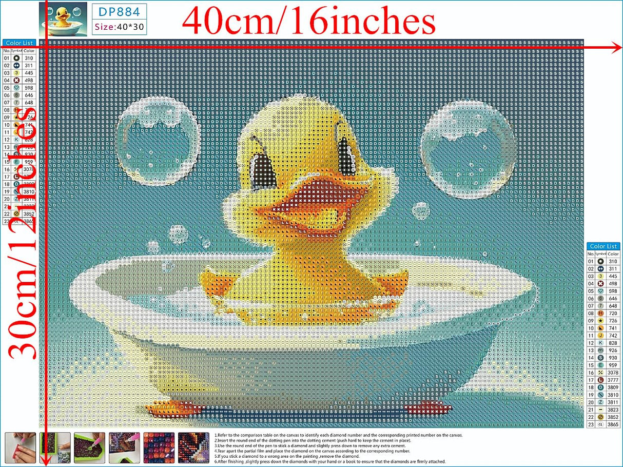 NIHO-JIUMA 5D Diamond Painting Kits, DIY Full Drill Diamond Art Gift for Adult/Teen, Home Decoration (002I, 30X40 CM/12X16 in) NIHO-JIUMA