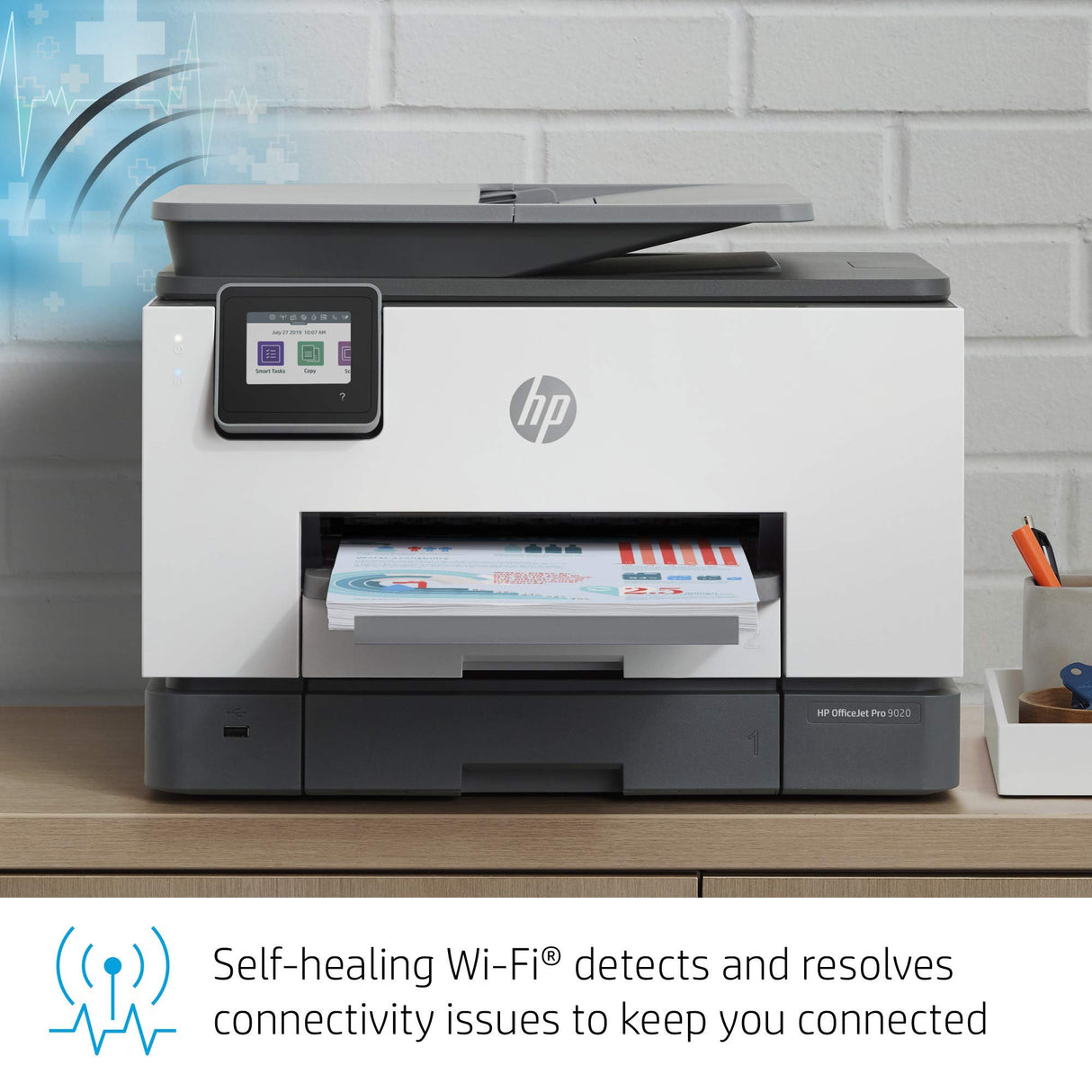 HP Officejet Pro 9020 All-in-One Colour Inkjet Printer 1MR78A USB Wireless (Renewed) HP