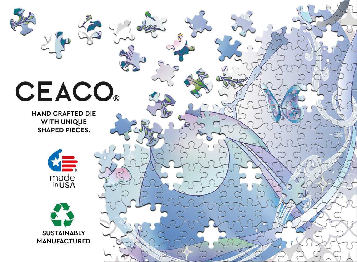 Ceaco - Disney's 100th Anniversary - Platinum Princess Cinderella - 500 Piece Jigsaw Puzzle Ceaco