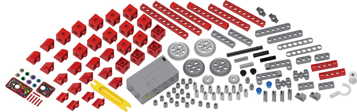 Thames & Kosmos Kids First Robot Factory: Wacky, Misfit, Rogue Robots STEM Experiment Kit | Hands-on Model Building for Young Engineers | Build 8 Motorized Robots | Play & Learn with Storybook Manual Thames & Kosmos