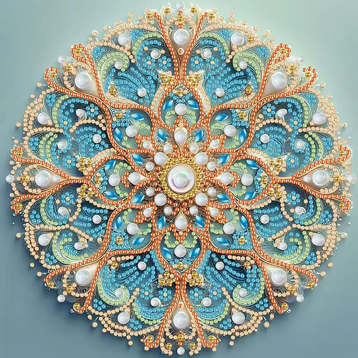 CHWGLFGG 5D Diamond Painting Kits for Adults Beginners, Mandala Special Shape Diamond Art, DIY Drill Diamond Dot Gem Art Kits for Adults, Home Wall Decor 11.8X11.8 Inch CHWGLFGG