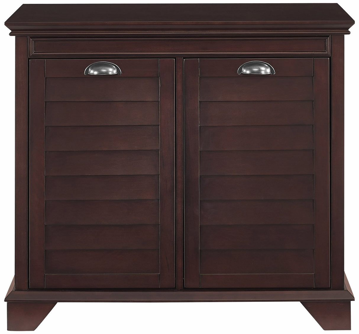 Crosley Furniture Lydia Laundry Hamper with Linen Sorting Bags, Bathroom Storage and Organization, Espresso Crosley Furniture