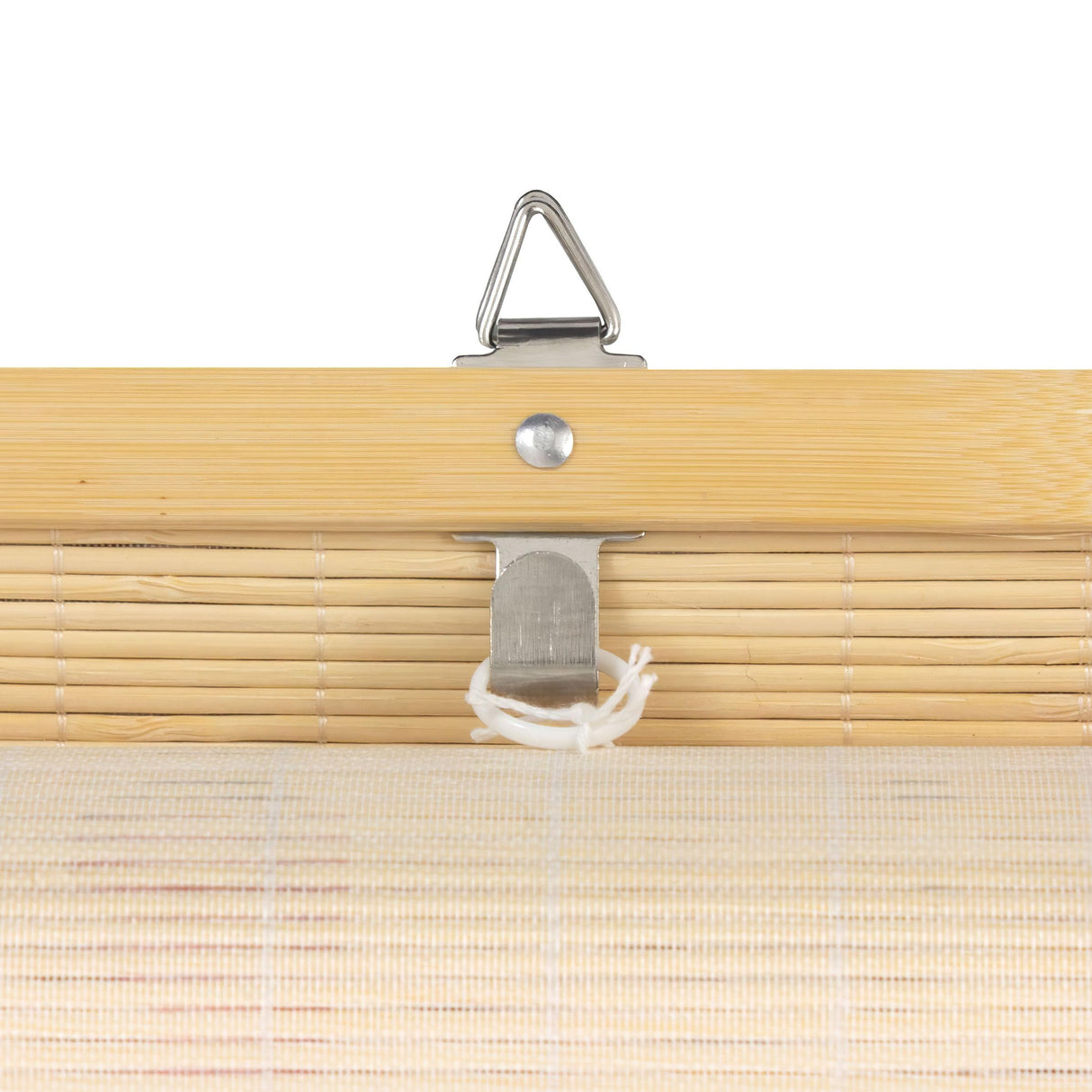 Red Lantern Bamboo Window Shade Blind - Roosting Bird 72" Wide Red Lantern