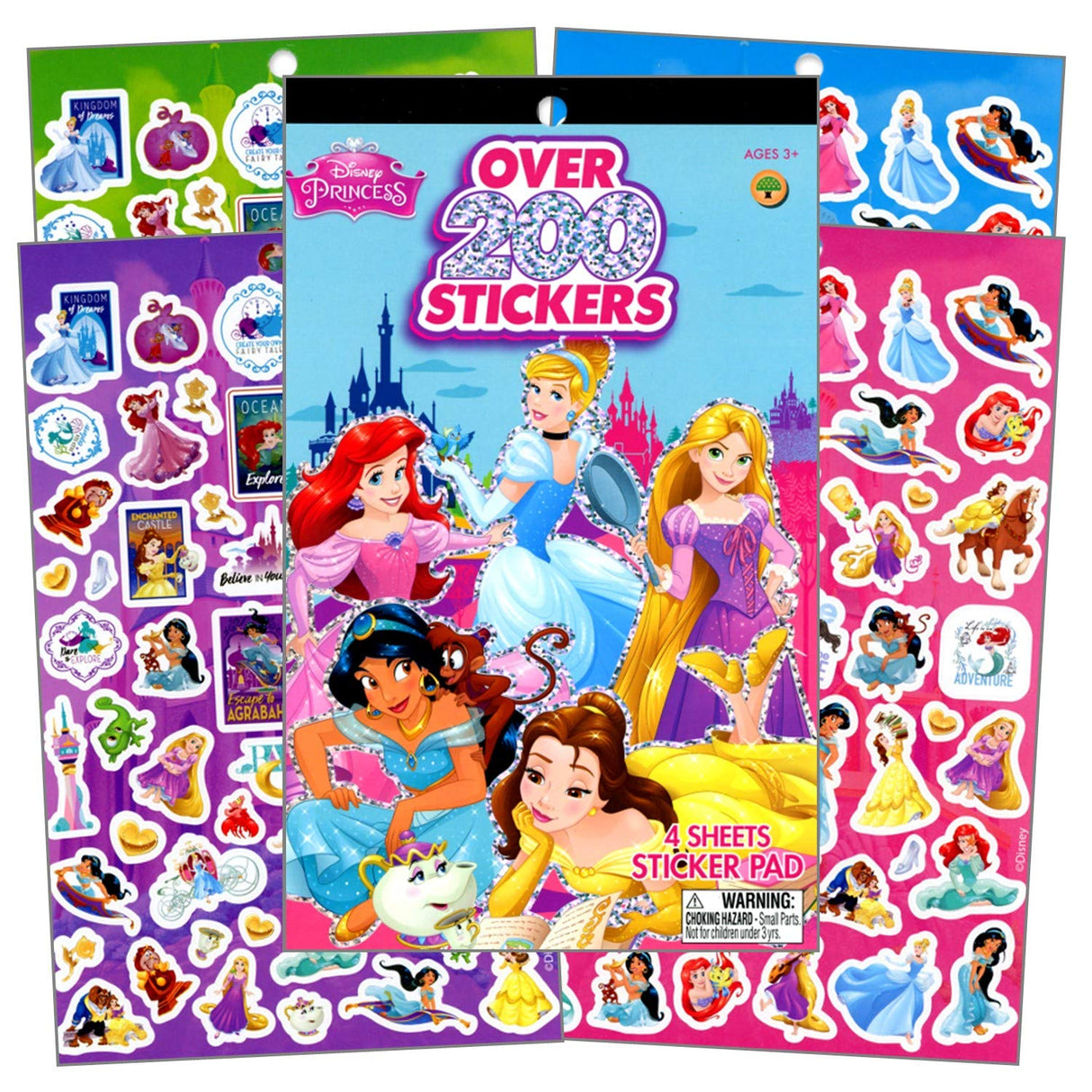 Disney Princess Sticker Pad Over 200 Stickers Disney