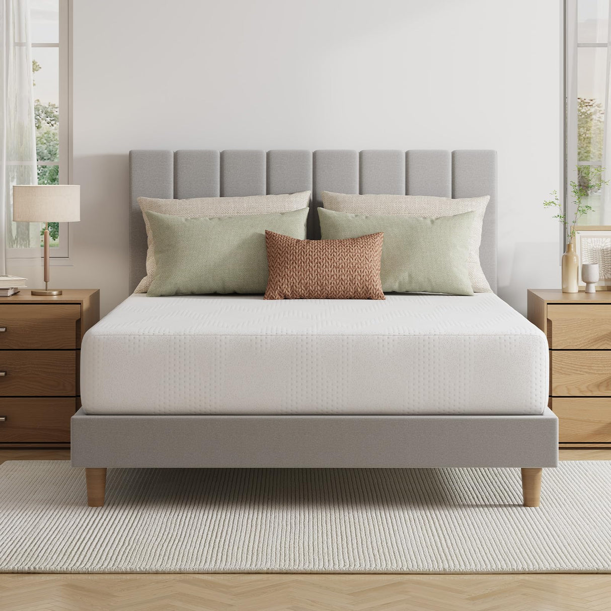Novilla Queen Mattress, 10 Inch Queen Size Memory Foam Mattress in a Box, Gel Memory Foam Mattress for Comfort Sleep &Cooling Night Sleep, CertiPUR-US Certified Novilla