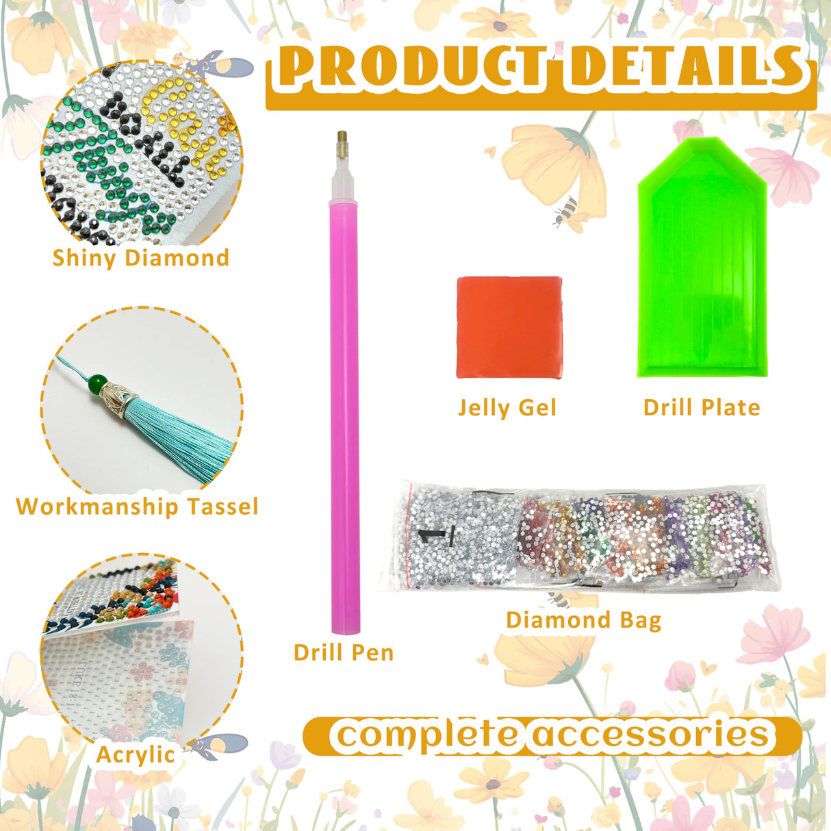 12Pcs Christian Bible Verse Diamond Art Bookmark for Adults Flower Cross 5d Diamond Painting Bookmarks with Tassel for DIY Making Kit for Reading Lover Book Lover DIY Crafts Religious Gift SEREDH